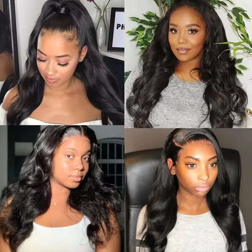 Brazilian Body Wave Transparent Human Hair Wig 13*5*2 Lace Wig Human Hair Wigs Sleek On Sale Clearance Lace Front Wig For Women