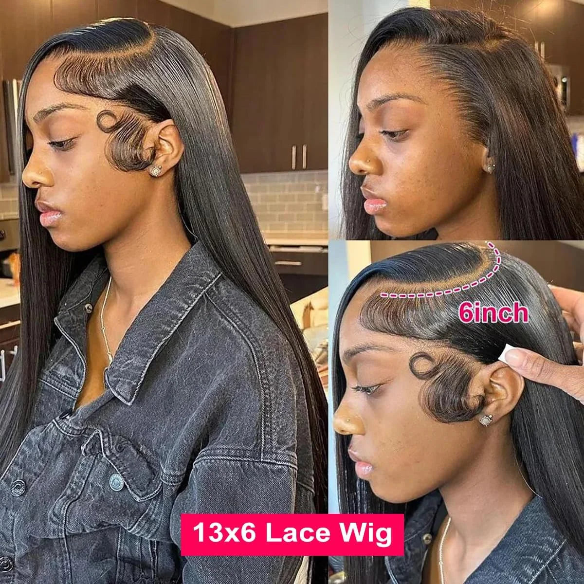 Human Hair Lace Frontal Wig Brazilian Hair Wigs 250 Density Human Hair Wigs Blonde 613 Lace Front Wigs 13x6 Straight