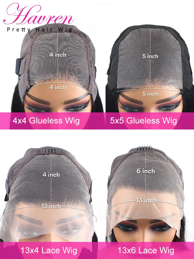 Straight Human Hair Wigs 40 Inches 13x4 13x6 HD Lace Frontal Straight Hair 4x4 5x5 Glueless Wig Human Ready To Wear Pre Cut Wigs
