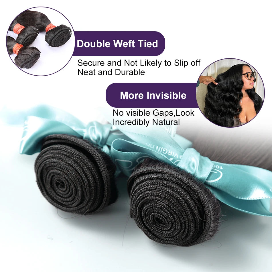 Bone Straight Brazilian Remy Human Hair Bundles Raw Extensions Tissage  Rosabeauty 30 32 40 Inch Bundles 1 2 3 4 5